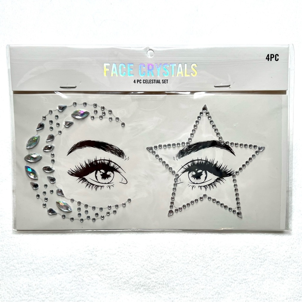 Urban Outfitters Celestial Face Crystals - Moon & Sun